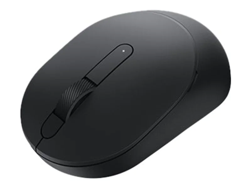 Dell Mobile Wireless-Maus – MS3320W – Schwarz, Beidhändig, Optisch, RF Wireless + Bluetooth, 1600 DPI, Schwarz MS3320W-BLK