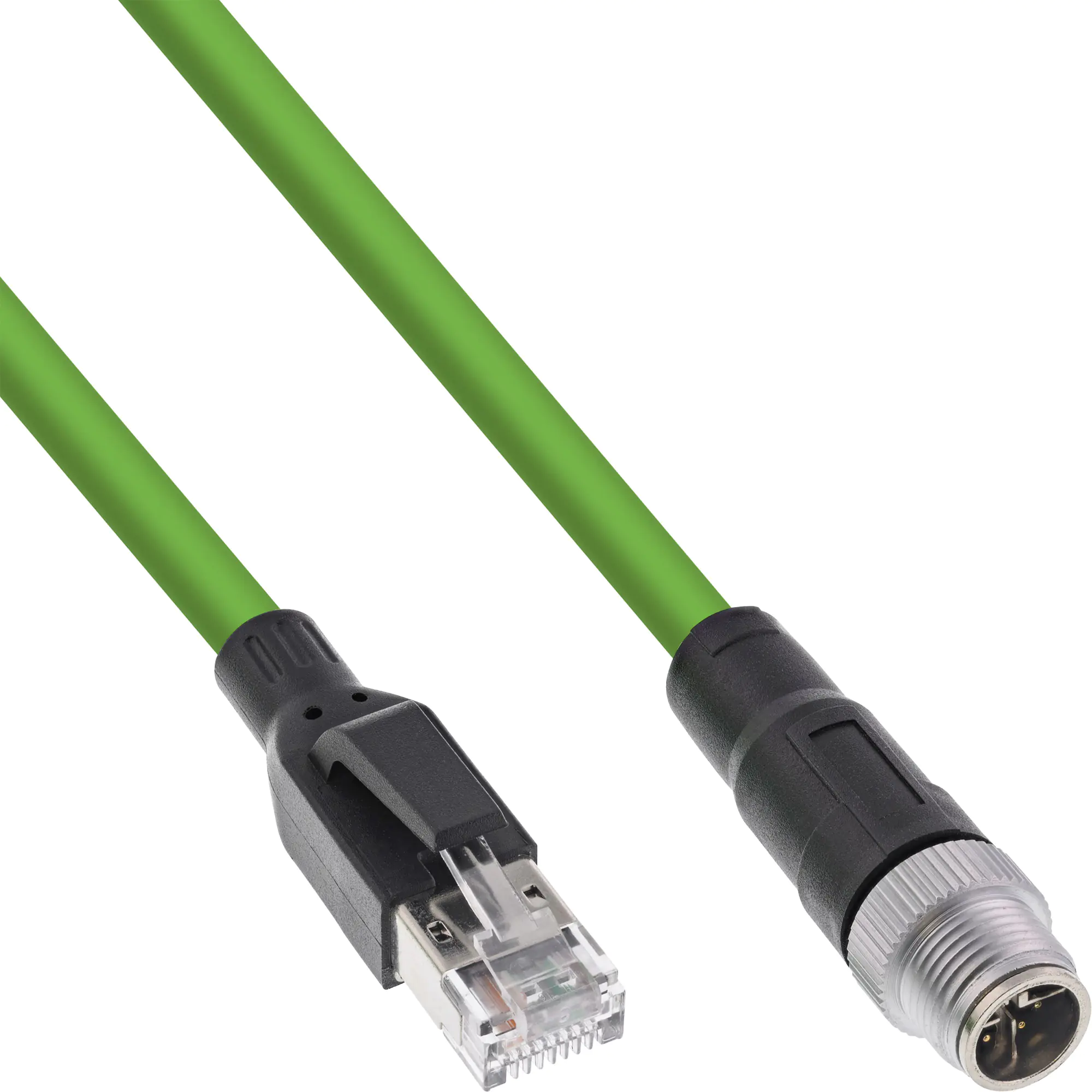 InLine Industrie Netzwerkkabel - M12 8-pin X-kodiert St. zu RJ45 St. - Cat.6A 15m InLine Industrie Netzwerkkabel - M12 8-pin X-kodiert St. zu RJ45 St. - Cat.6A 15m