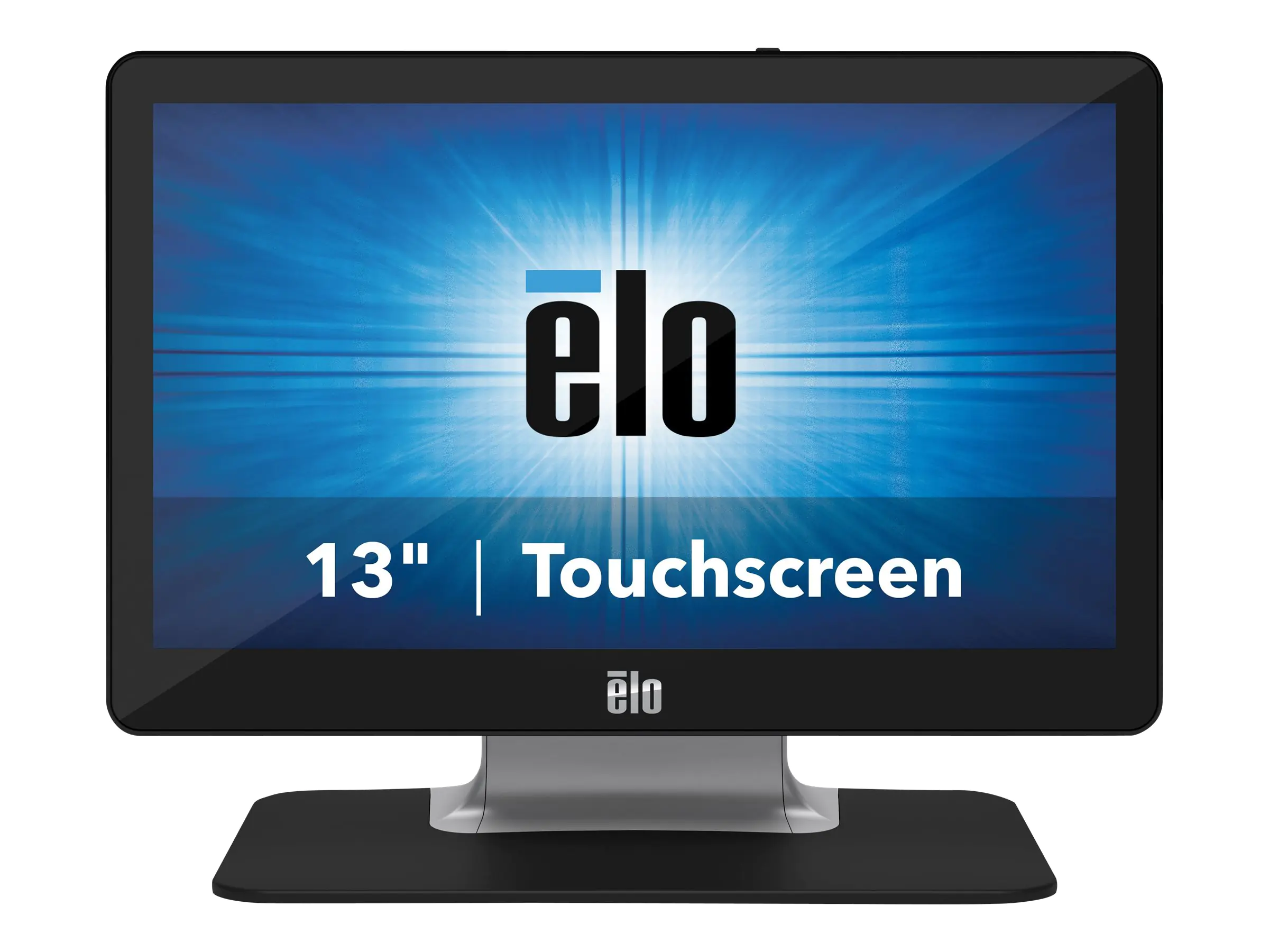 Elo ET1302L - Mit Ständer - LCD-Monitor - 33.8 cm (13.3") - Touchscreen - 1920 x 1080 Full HD (1080p) - 300 cd/m² - 800:1 - 25 ms - HDMI, VGA, USB-C - Lautsprecher - Schwarz Elo ET1302L - Mit Ständer - LCD-Monitor - 33.8 cm (13.3") - Touchscreen - 1920 x 1080 Full HD (1080p) - 300 cd/m² - 800:1 - 25 ms - HDMI, VGA, USB-C - Lautsprecher - Schwarz