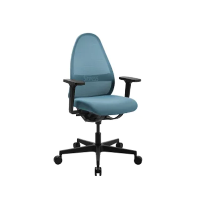 TOPSTAR Bürodrehstuhl SITNESS ART 43-52cm Synchronmechanik Rolle hart gebremst (für Teppichboden) Kunststoff blau TOPSTAR Bürodrehstuhl SITNESS ART 43-52cm Synchronmechanik Rolle hart gebremst (für Teppichboden) Kunststoff blau