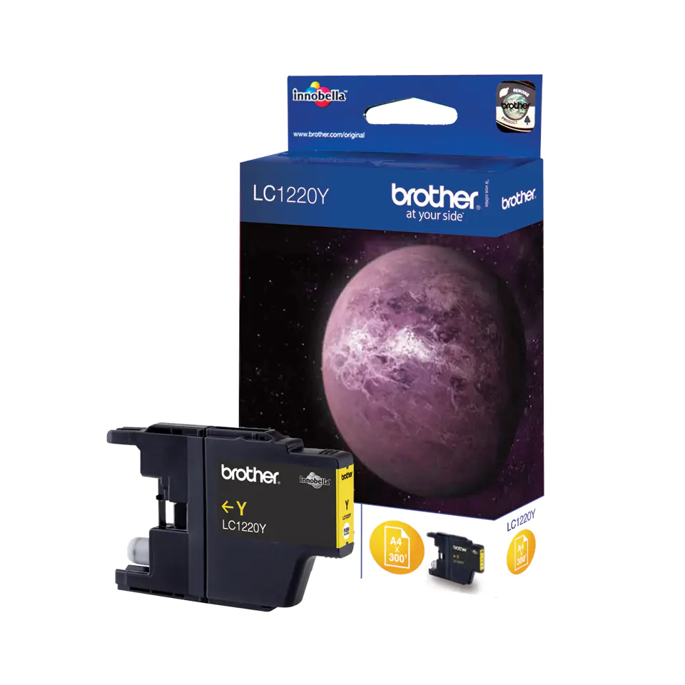 Brother LC1220Y - Gelb - Original - Tintenpatrone - für Brother DCP-J525, DCP-J725, DCP-J925, MFC-J430, MFC-J625, MFC-J825; MyMio MFC-J825 Brother LC1220Y - Gelb - Original - Tintenpatrone - für Brother DCP-J525, DCP-J725, DCP-J925, MFC-J430, MFC-J625, MFC-J825; MyMio MFC-J825
