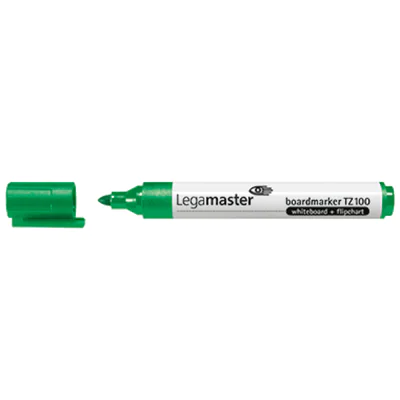 LEGAMASTER TZ100 Boardmarker grün - 10 Stück e - Grün - Rundspitze 7-110504
