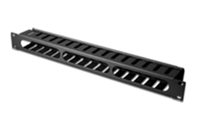 Equip 19 "Rack Mount Kabel Management Panel, Schwarz, Kabelmanagementtafel, Schwarz, Stahl, 1U, China, 70 mm 327313