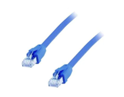 equip - Patch-Kabel - RJ-45 (M) zu RJ-45 (M) - 1 m - S/FTP - CAT 8.1 - halogenfrei - Blau