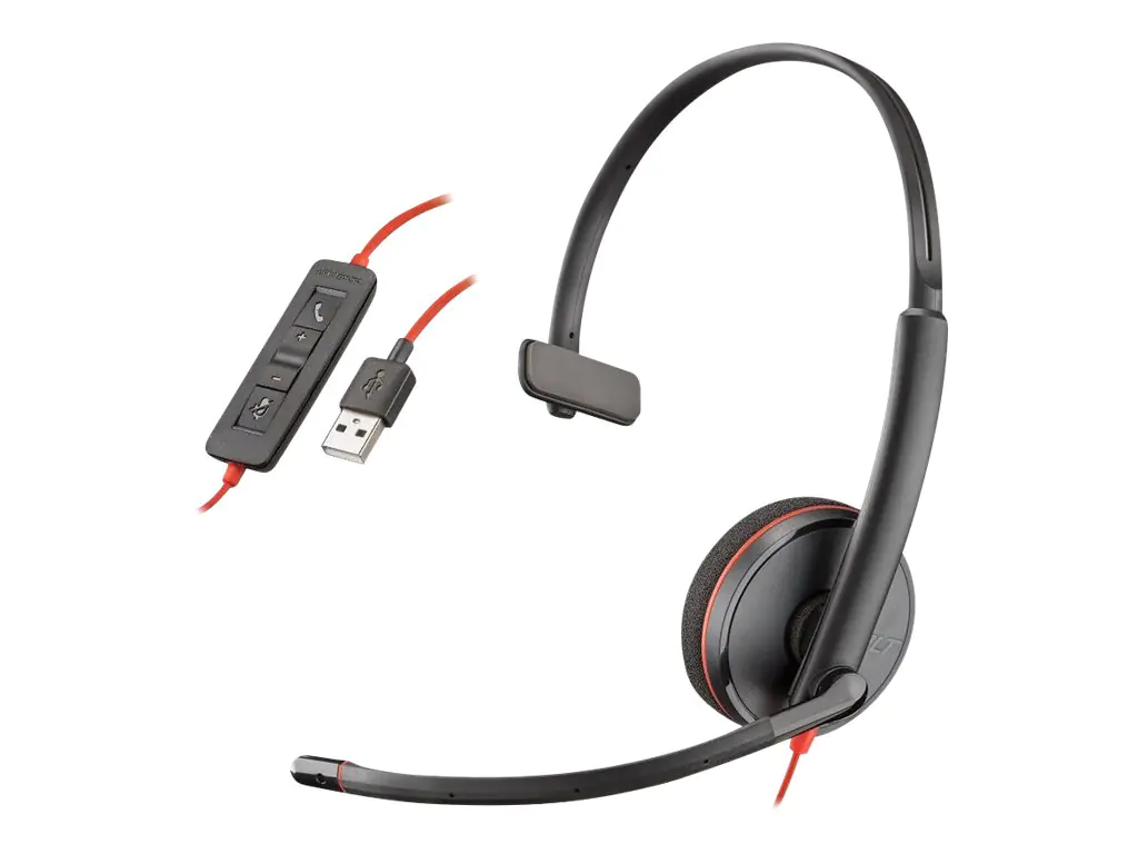 Poly Blackwire C3210 - 3200 Series - Headset - On-Ear - kabelgebunden - USB-A