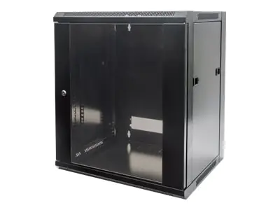Intellinet Network Cabinet, Wall Mount (Standard), 9U, Usable Depth 260mm/Width 510mm, Black, Flatpack, Max 60kg, 19", Metal & Glass Door, Back Panel, Removeable Sides,Suitable also for use on desk or floor,19",Parts for wall install (eg screws/rawl plugs Intellinet Network Cabinet, Wall Mount (Standard), 9U, Usable Depth 260mm/Width 510mm, Black, Flatpack, Max 60kg, 19", Metal & Glass Door, Back Panel, Removeable Sides,Suitable also for use on desk or floor,19",Parts for wall install (eg screws/rawl plugs