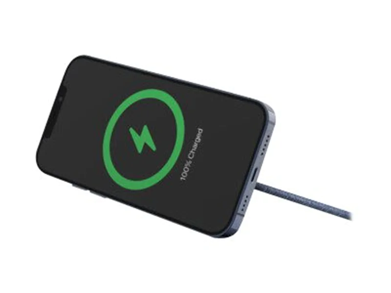 Belkin BoostCharge Pro - Induktive Ladematte - 15 Watt - Fast Charge (magnetisch) - Blau - für Apple iPhone 12, 12 mini, 12 Pro, 12 Pro Max