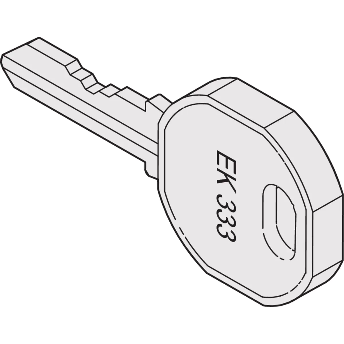 SCHROFF Ersatzschlüssel EMKA 333 SCHROFF Ersatzschlüssel EMKA 333