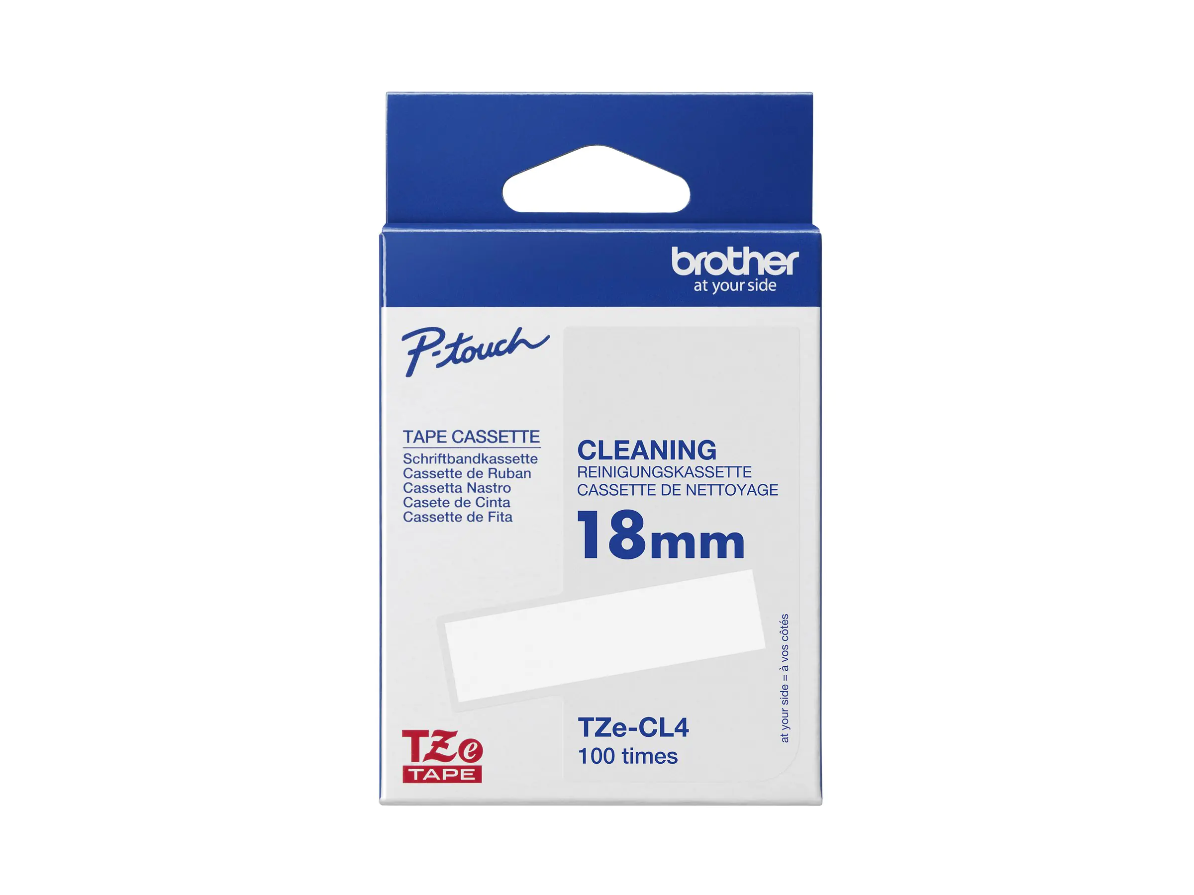 Brother TZe-CL4 - Rolle (1,8 cm x 8 m) 1 Kassette(n) TZECL4