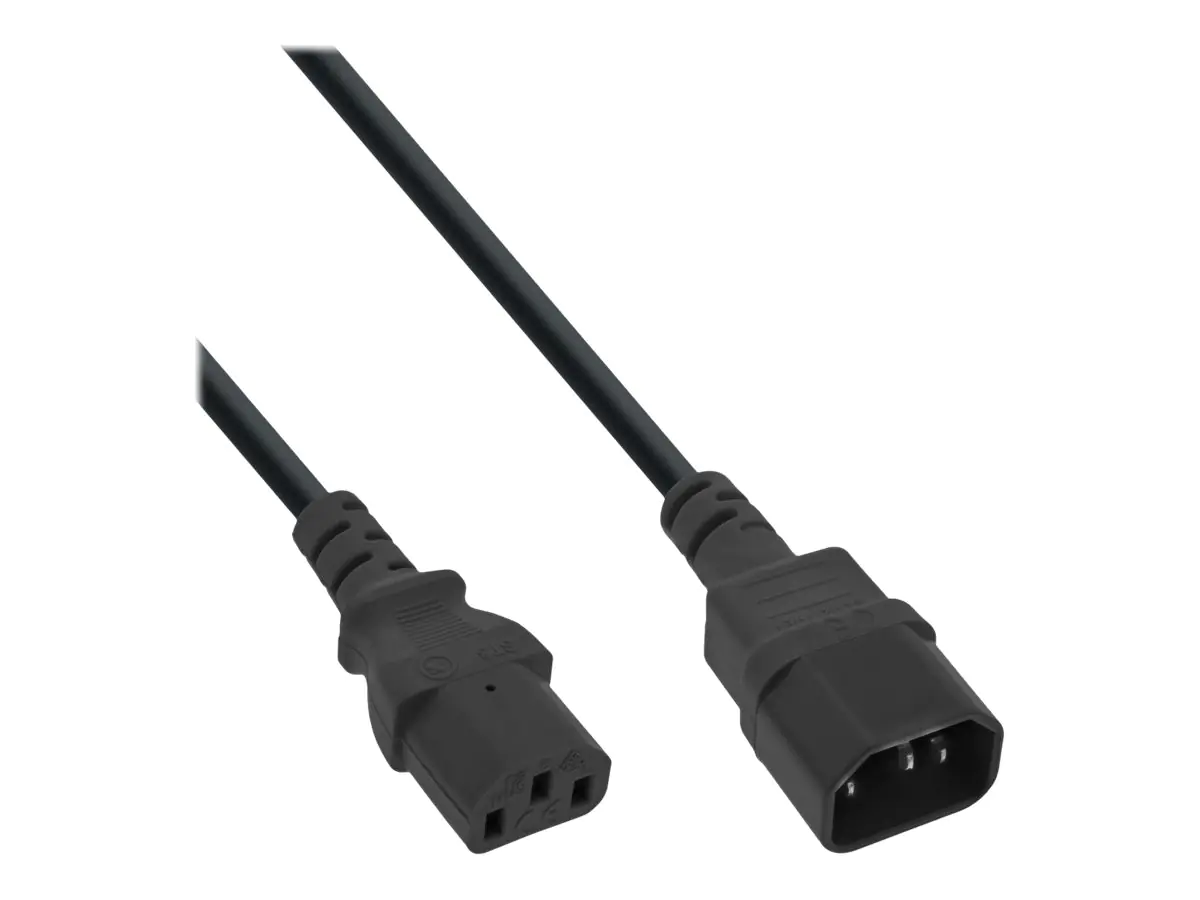 InLine - Spannungsversorgungs-Verlängerungskabel - power IEC 60320 C13 zu IEC 60320 C14 - 250 V - 1.5 m - grün InLine - Spannungsversorgungs-Verlängerungskabel - power IEC 60320 C13 zu IEC 60320 C14 - 250 V - 1.5 m - grün