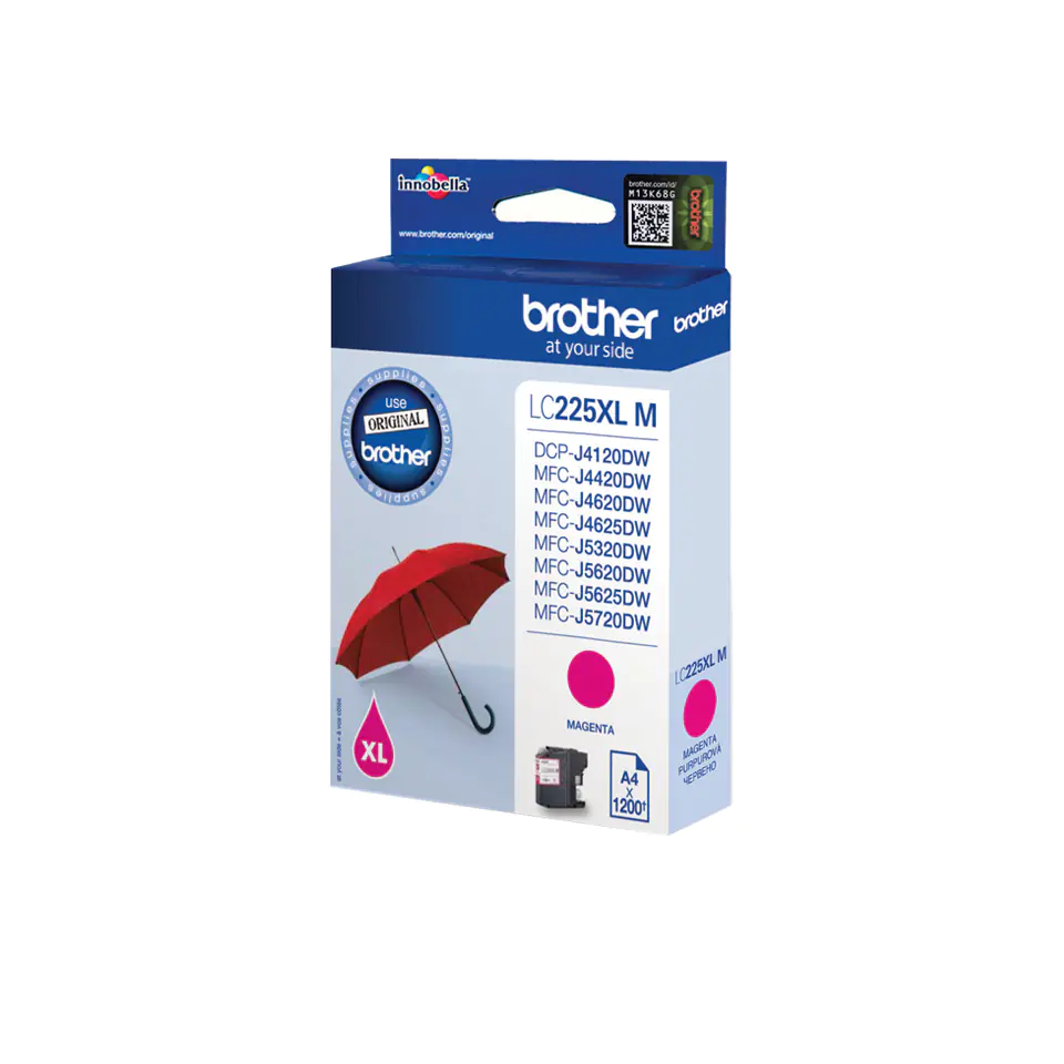 Brother LC225XLM - Magenta - Original - Tintenpatrone - für Brother DCP-J4120, MFC-J4420, J4620, J5320, J5620, J5625, J5720; Business Smart MFC-J4420 Brother LC225XLM - Magenta - Original - Tintenpatrone - für Brother DCP-J4120, MFC-J4420, J4620, J5320, J5620, J5625, J5720; Business Smart MFC-J4420