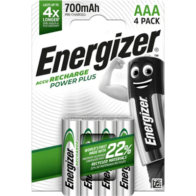 Energizer Akku Recharge PowerPlus E300626600 AAA/HR3 4 St./Pack. Energizer Akku Recharge PowerPlus E300626600 AAA/HR3 4 St./Pack.