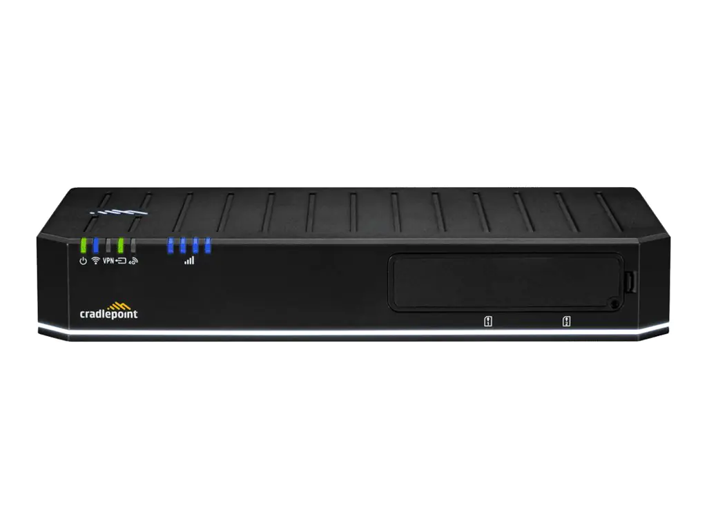 CradlePoint E300-C7D - Wireless Router - WWAN 10GbE - Wi-Fi 6 - Dual-Band - 3G, 4G - wandmontierbar, deckenmontierbar - mit 1 Jahr NetCloud Enterprise Branch Essentials Plan