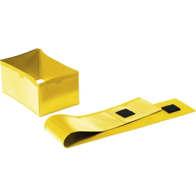 DURABLE Palettenfußbanderole 172404 145x75mm gelb 50 St./Pack. DURABLE Palettenfußbanderole 172404 145x75mm gelb 50 St./Pack.