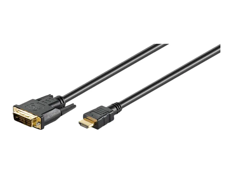 goobay - Adapterkabel - Single Link - HDMI männlich zu DVI-D männlich - 1 m