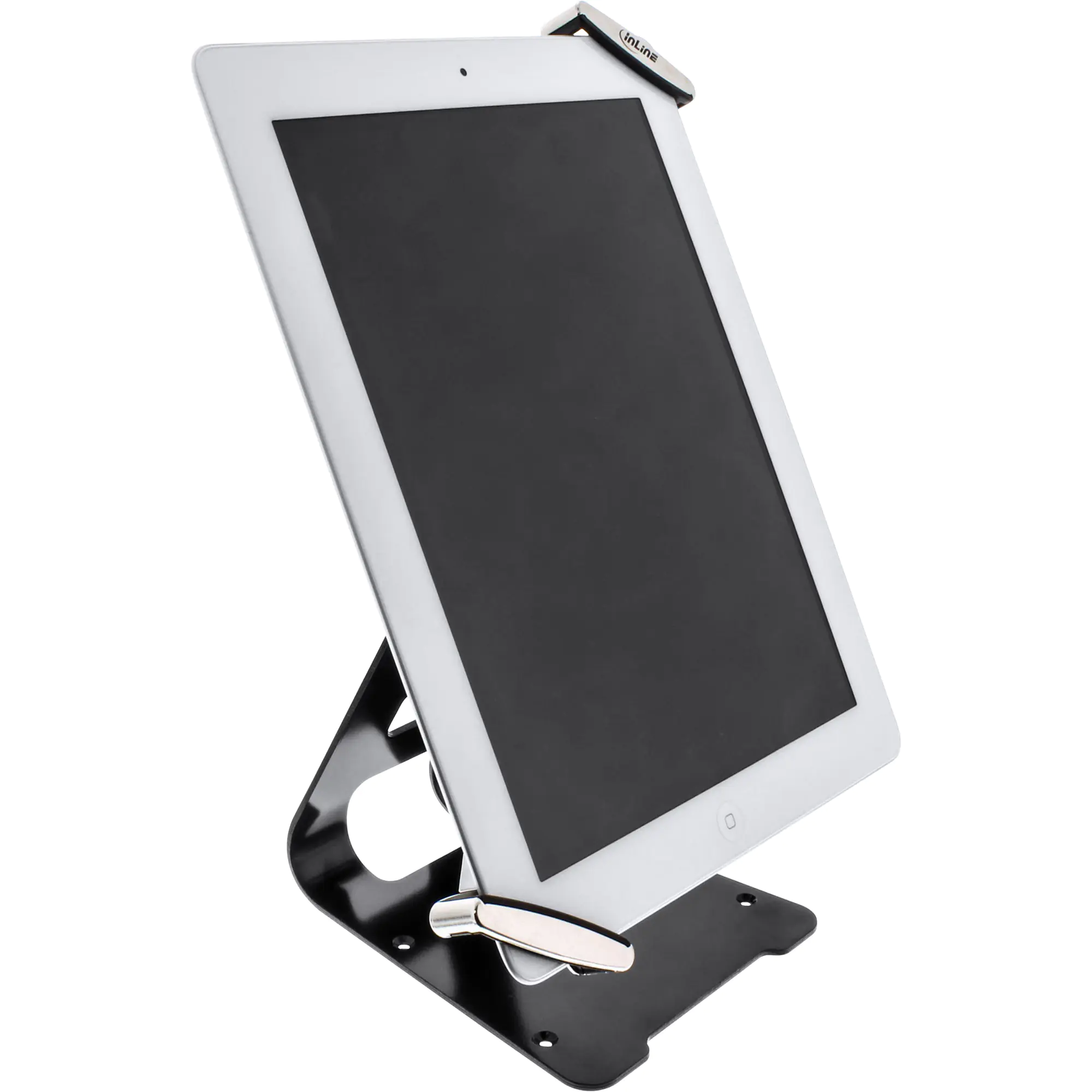 InLine Tablet Halterung - Metall - 7"-10" - Sicherheitsschloss 1,5 m 55726
