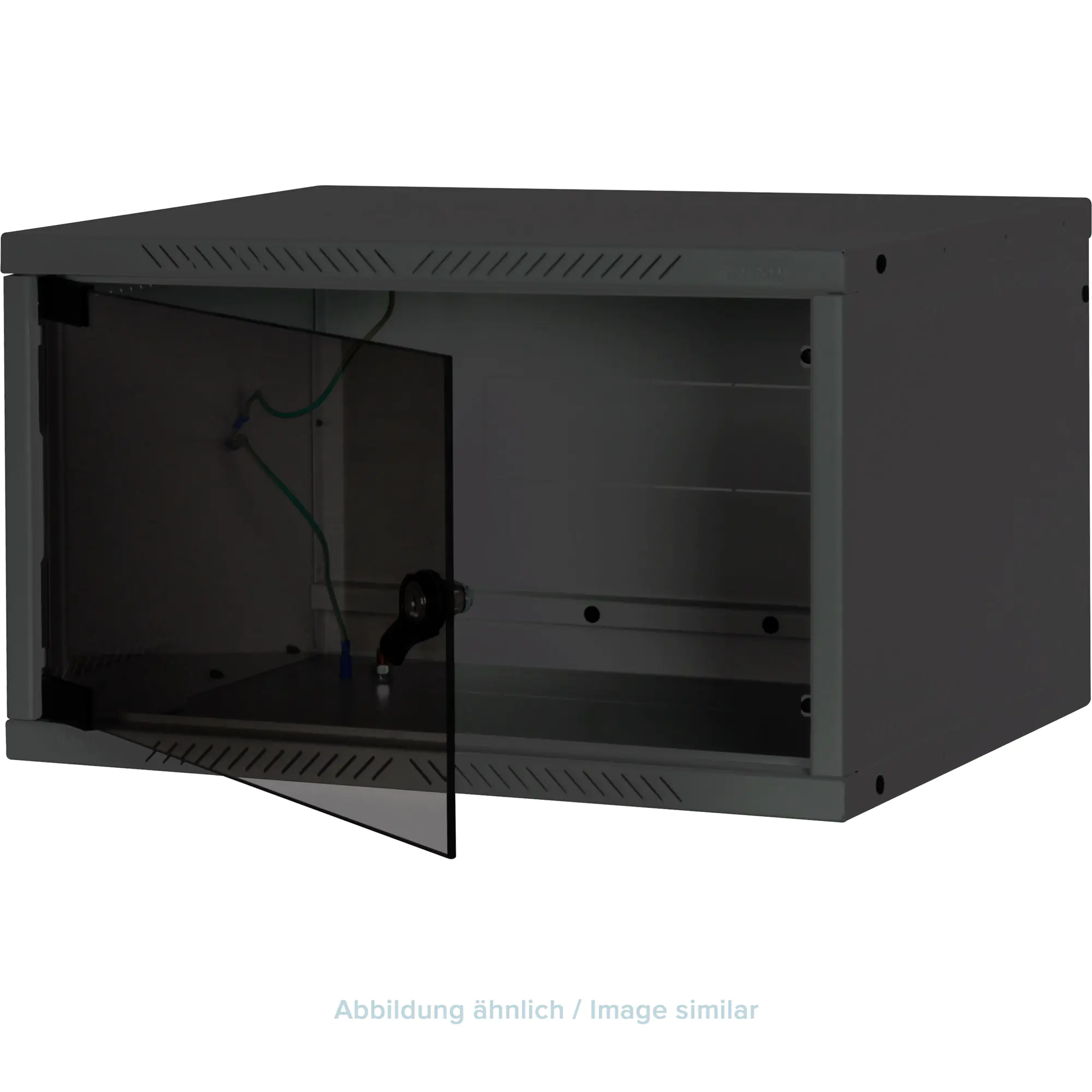 TRITON RXA-09-AS4-BAX-A1, Wandmontiertes Regal, 9U, 25 kg, Schwarz