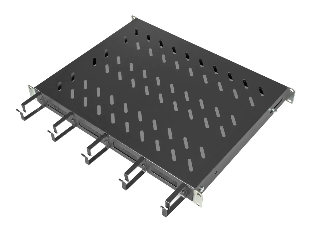 DIGITUS DN-97681 - Rack - Regal - fest - Schwarz, RAL 9005 - 1U - 48.3 cm (19")