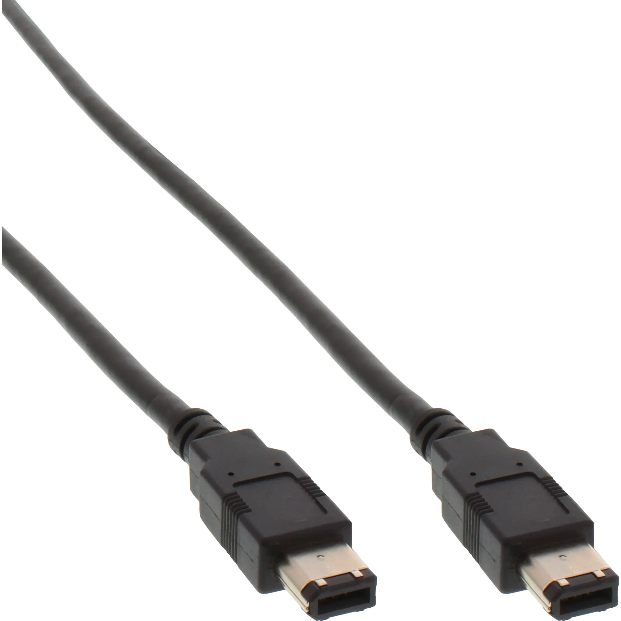 InLine FireWire Kabel - IEEE1394 6pol Stecker / Stecker - schwarz - 1m 34001