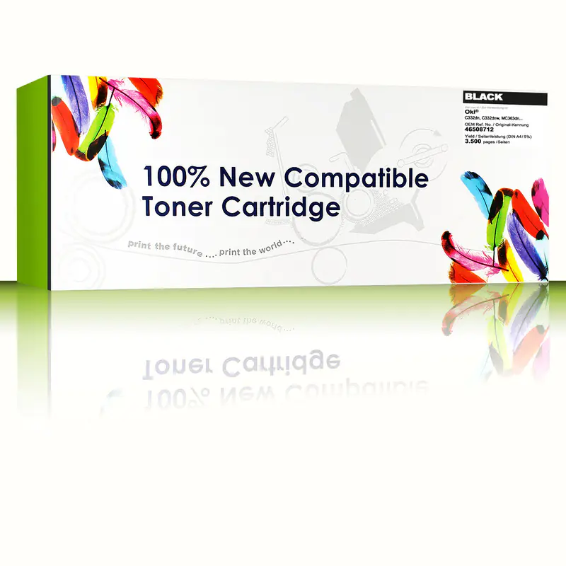 CartridgeWeb Toner kompatibel zu Oki 46508712 Schwarz 3.500 Seiten 1 Stück CartridgeWeb Toner kompatibel zu Oki 46508712 Schwarz 3.500 Seiten 1 Stück