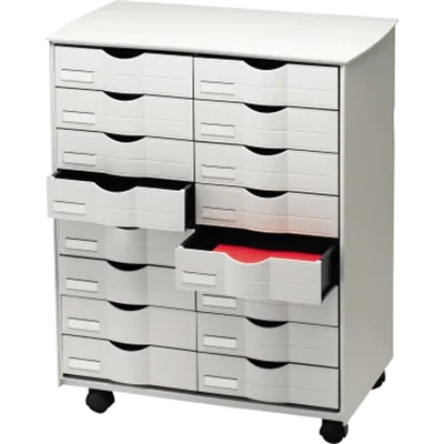 Paperflow Rollwagen DT162.02 16Schübe 71,5x58x34,3cm grau