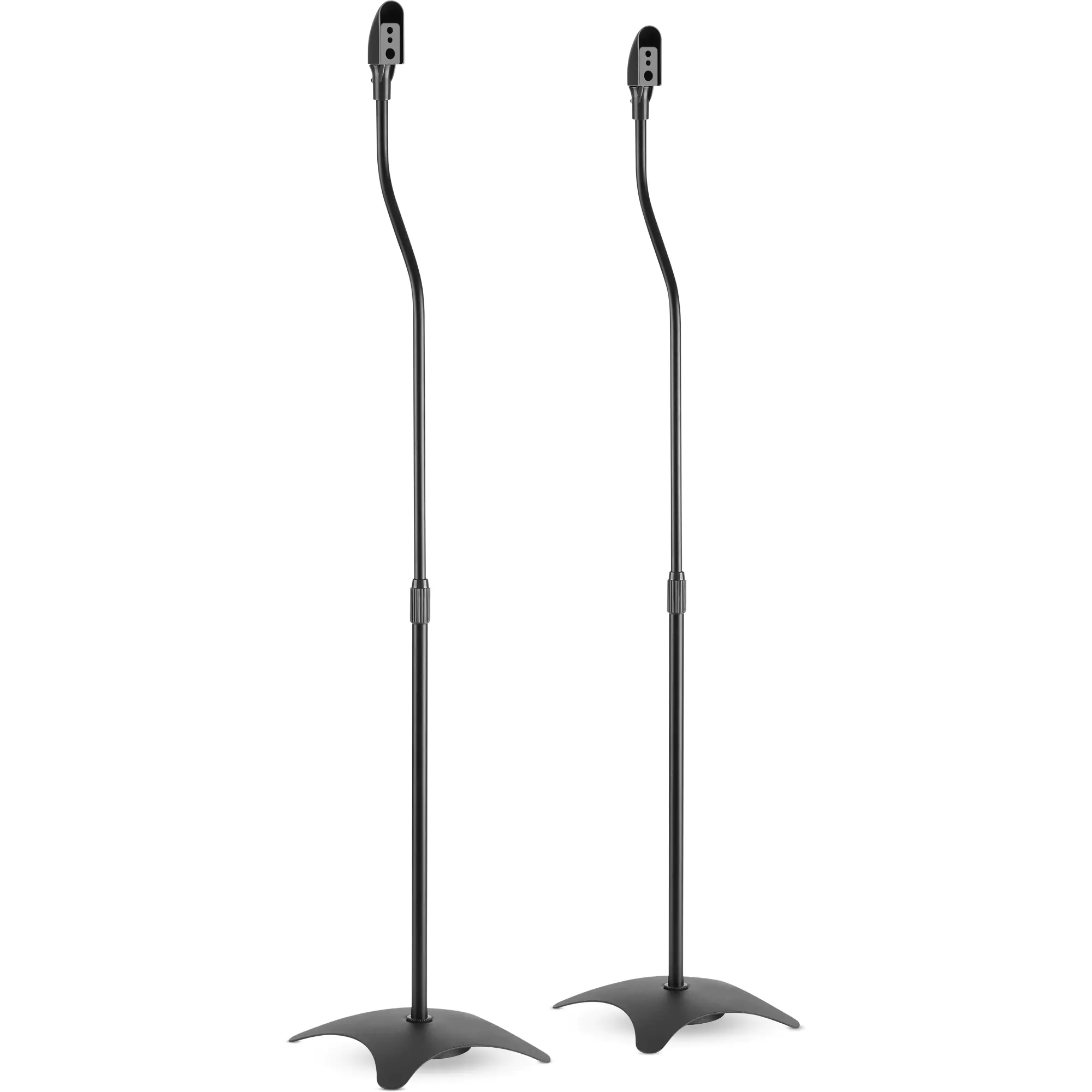 InLine Lautsprecherständer Teleskop 68-110cm - 2 Stück - schwarz 23126C