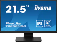 Iiyama ProLite T2252MSC-B2 - LED-Monitor - 55.9 cm (22") (21.5" sichtbar) - Touchscreen - 1920 x 1080 Full HD (1080p) @ 60 Hz - IPS - 250 cd/m² - 1000:1 - 5 ms - HDMI, DisplayPort - Lautsprecher - Schwarz, matte Oberfläche Iiyama ProLite T2252MSC-B2 - LED-Monitor - 55.9 cm (22") (21.5" sichtbar) - Touchscreen - 1920 x 1080 Full HD (1080p) @ 60 Hz - IPS - 250 cd/m² - 1000:1 - 5 ms - HDMI, DisplayPort - Lautsprecher - Schwarz, matte Oberfläche