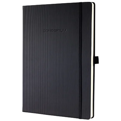 SIGEL Notizbuch Conceptum CO110 ca. DIN A4 blanko 97Blatt schwarz SIGEL Notizbuch Conceptum CO110 ca. DIN A4 blanko 97Blatt schwarz