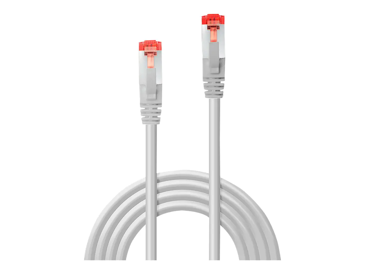 Lindy - Patch-Kabel - RJ-45 (M) zu RJ-45 (M) - 7.5 m - SFTP, PiMF - CAT 6e - ohne Haken - Grau Lindy - Patch-Kabel - RJ-45 (M) zu RJ-45 (M) - 7.5 m - SFTP, PiMF - CAT 6e - ohne Haken - Grau