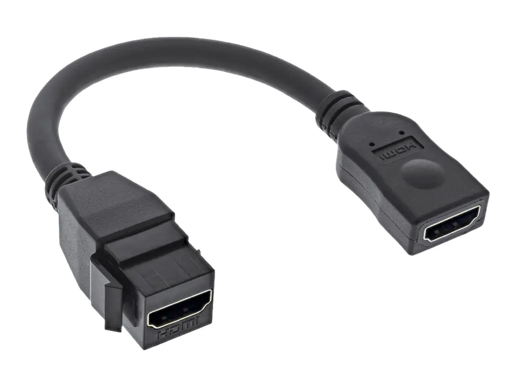 InLine - Modulares Faceplate-Snap-In - HDMI - Schwarz