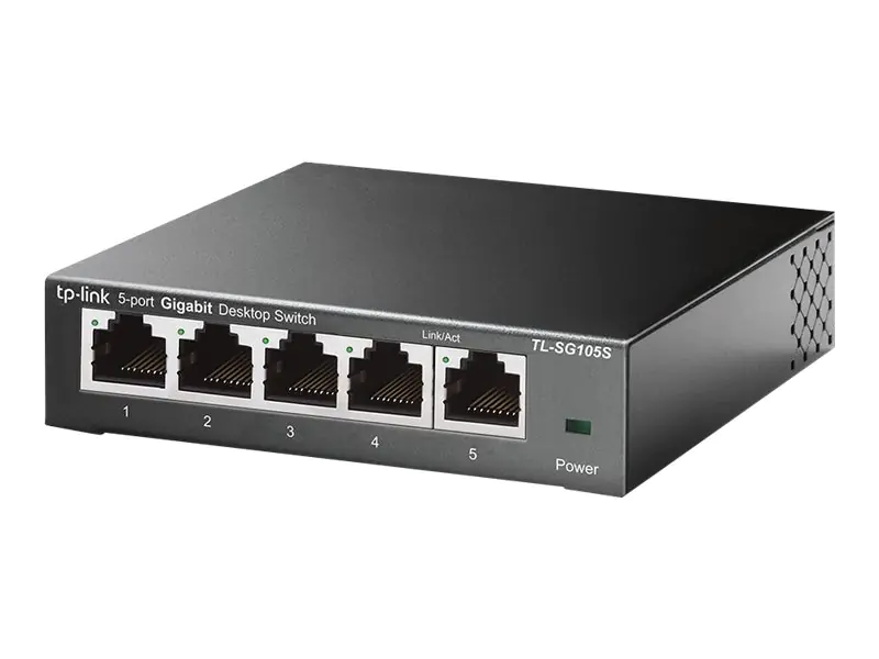 TP-Link TL-SG105S - Switch - 5 x 10/100/1000 - Desktop TP-Link TL-SG105S - Switch - 5 x 10/100/1000 - Desktop