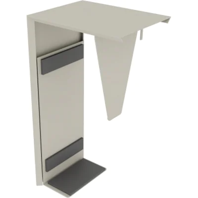PC-Halter Breite/Höhe verstellbar Silberaluminium PC-Halter Breite/Höhe verstellbar Silberaluminium