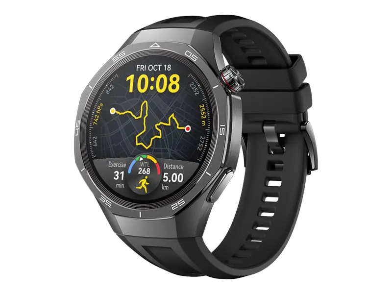 Huawei Watch GT 5 Pro - 46 mm - Titan - intelligente Uhr mit Riemen - Flouroelastomer - Handgelenkgröße: 140-210 mm - Anzeige 3.6 cm (1.43") 55020DKD