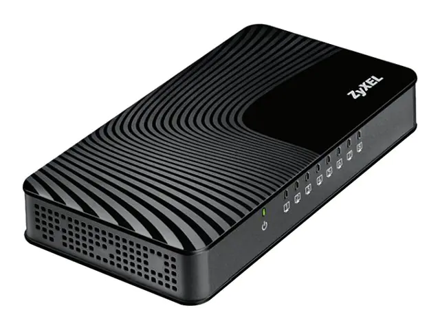 Zyxel GS-108S v2 - Switch - unmanaged - 8 x 10/100/1000 - Desktop