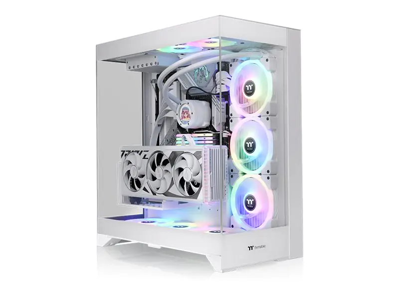 Thermaltake CTE E550 TG - Mid tower - E-ATX - Seitenteil mit Fenster (gehärtetes Glas) CA-1Z8-00M6WN-00
