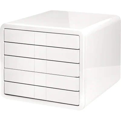HAN Schubladenbox i-Box 1551-12 DIN C4 5Schubfächer weiß HAN Schubladenbox i-Box 1551-12 DIN C4 5Schubfächer weiß