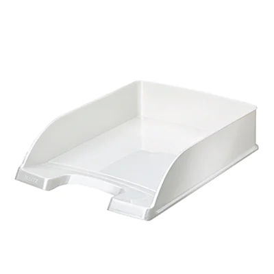 Leitz Briefablage WOW Plus 52263001 DIN A4 stapelbar PS perlweiß Leitz Briefablage WOW Plus 52263001 DIN A4 stapelbar PS perlweiß