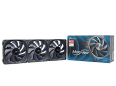 Seasonic MagFlow 1225 PWM Gehäuseluefter 12 cm 3-Fan Kit - Gehäuse-Lüfter - 33,78 dB MAGFLOW-3