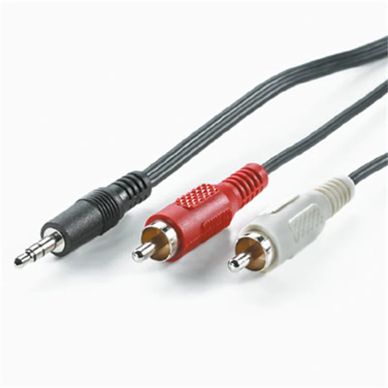 Roline - Audiokabel - Stereo Mini-Klinkenstecker männlich zu RCA männlich - 10 m - abgeschirmt - Schwarz Roline - Audiokabel - Stereo Mini-Klinkenstecker männlich zu RCA männlich - 10 m - abgeschirmt - Schwarz