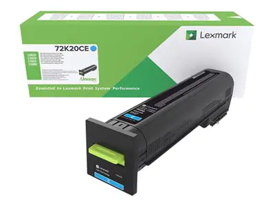 Lexmark Cyan - original - Tonerpatrone LCCP 72K20CE