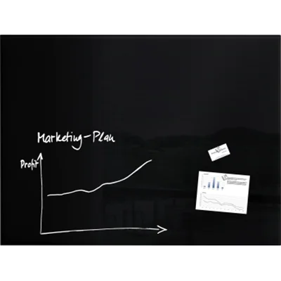SIGEL Magnetboard Artverum GL210 1200x900x15mm Glas schwarz SIGEL Magnetboard Artverum GL210 1200x900x15mm Glas schwarz
