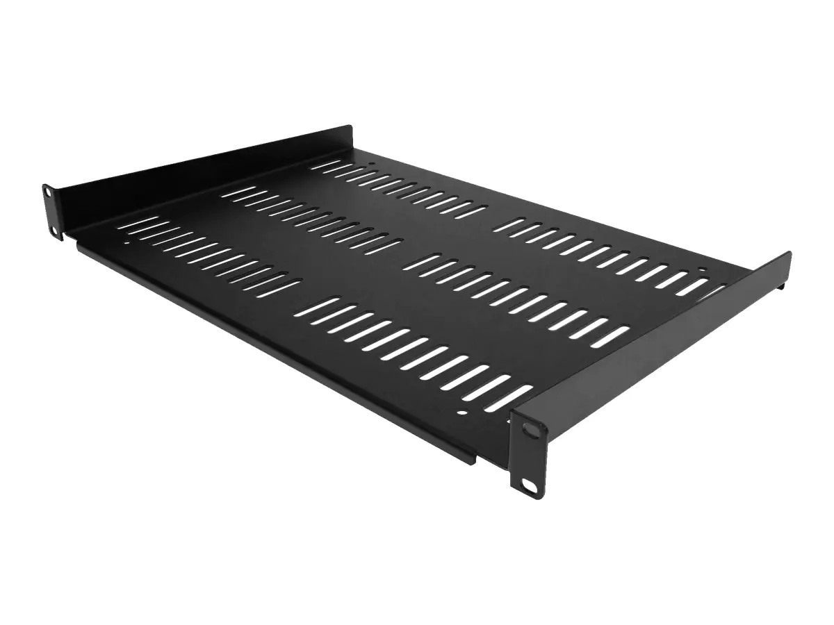 StarTech 1HE 19 Zoll Fachboden für netzwerk schrank - Freitragende perforierte Rack ablage für Serverschrank/Rack - Frontmontage - Belastbarkeit 25kg - 30cm tiefe - belüftet (SHELF-1U-12-FIXED-V) - Rack - Regal - Schwarz - 1U - 48.3 cm (19") StarTech 1HE 19 Zoll Fachboden für netzwerk schrank - Freitragende perforierte Rack ablage für Serverschrank/Rack - Frontmontage - Belastbarkeit 25kg - 30cm tiefe - belüftet (SHELF-1U-12-FIXED-V) - Rack - Regal - Schwarz - 1U - 48.3 cm (19")