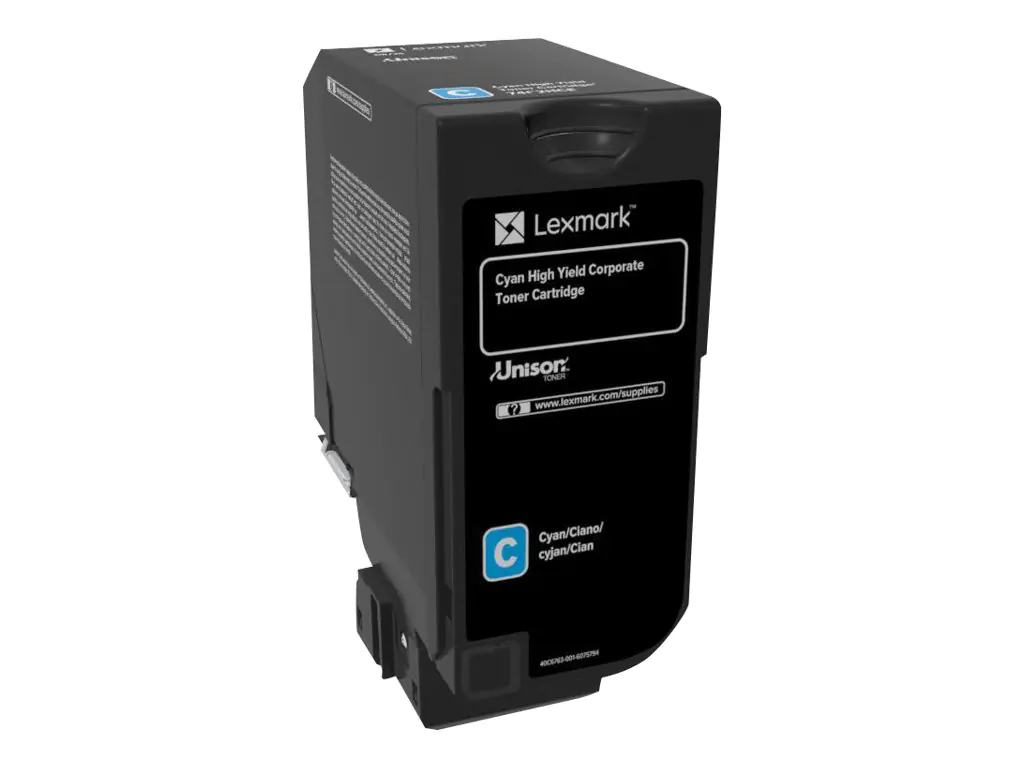 Lexmark Hohe Ergiebigkeit - Cyan - original 74C2HCE