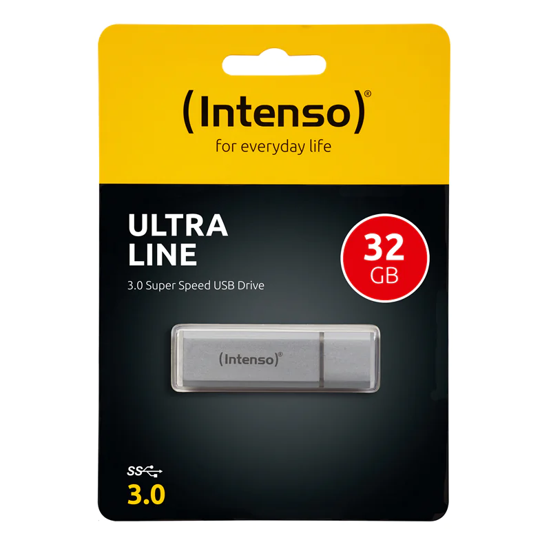 Intenso Ultra Line - USB-Flash-Laufwerk - 32 GB - USB 3.0 - Silber