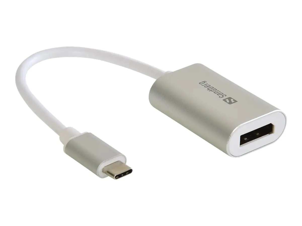 Sandberg USB-C to DisplayPort Link - Externer Videoadapter - USB-C 3.1 - DisplayPort Sandberg USB-C to DisplayPort Link - Externer Videoadapter - USB-C 3.1 - DisplayPort