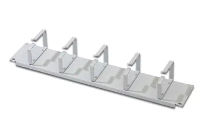 DIGITUS Kabelrangierpanel mit Kabelführungsbügeln für 483 mm (19")-Schränke, 2HE DN-19 ORG-2U