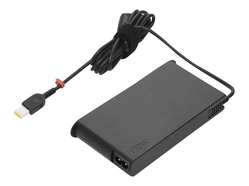 Lenovo ThinkPad 170W Slim AC Adapter (Slim-tip) - Netzteil - Wechselstrom 90-265 V - 170 Watt - Schwarz - für ThinkPad P1 Gen 4; P15v Gen 2; P17 Gen 2; T15g Gen 2; T15p Gen 2; X1 Extreme Gen 4 Lenovo ThinkPad 170W Slim AC Adapter (Slim-tip) - Netzteil - Wechselstrom 90-265 V - 170 Watt - Schwarz - für ThinkPad P1 Gen 4; P15v Gen 2; P17 Gen 2; T15g Gen 2; T15p Gen 2; X1 Extreme Gen 4