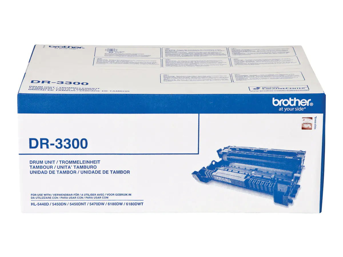 Brother DR3300 - OPC-Tommeleinheit - für Brother DCP-8110, 8150, 8155, 8250, HL-5440, 5450, 5470, 6180, MFC-8510, 8520, 8710, 8950