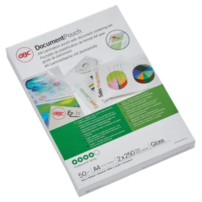 GBC Folientasche DocumentPouch 3740449 DIN A4 250mic 50 St./Pack. GBC Folientasche DocumentPouch 3740449 DIN A4 250mic 50 St./Pack.