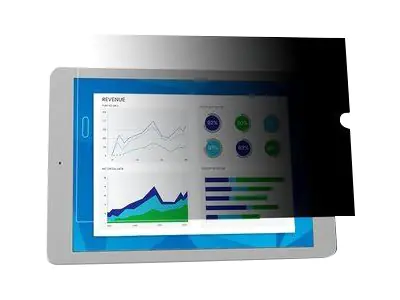3M Blickschutzfilter für Apple iPad Air 1/2/Pro 9.7 Querformat - Blickschutzfolie für Mobiltelefon (Querformat) für Tablet - Schwarz - für Apple iPad Air; iPad Air 2